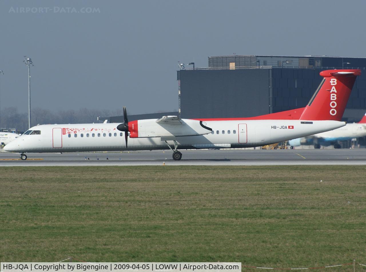 HB-JQA, 2000 De Havilland Canada DHC-8-402Q Dash 8 C/N 4017, DSLR A200W + Sony 75-300 Lens