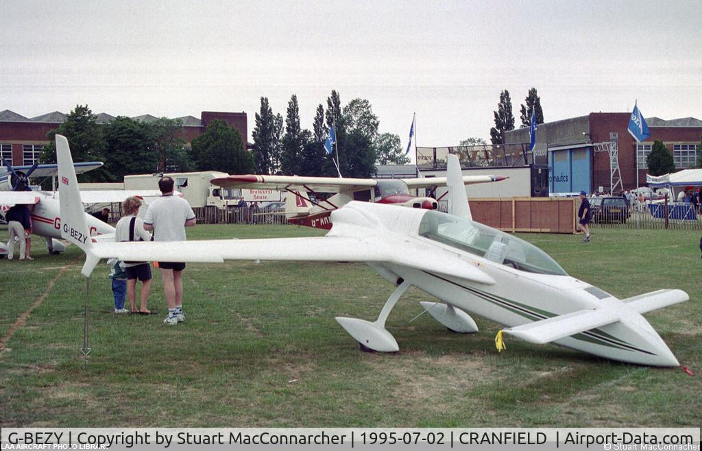 G-BEZY, 1990 Rutan VariEze C/N PFA 074-10225, Rutan Varieze G-BEZY photo taken at the PFA event Cranfield England.