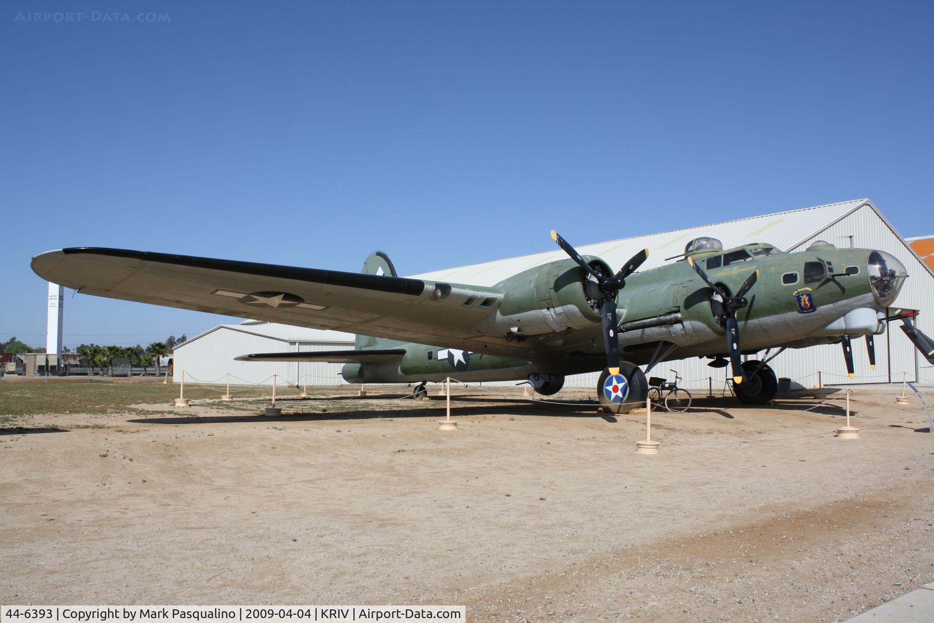 44-6393, 1944 Boeing B-17G Flying Fortress C/N 22616, Boeing B-17G