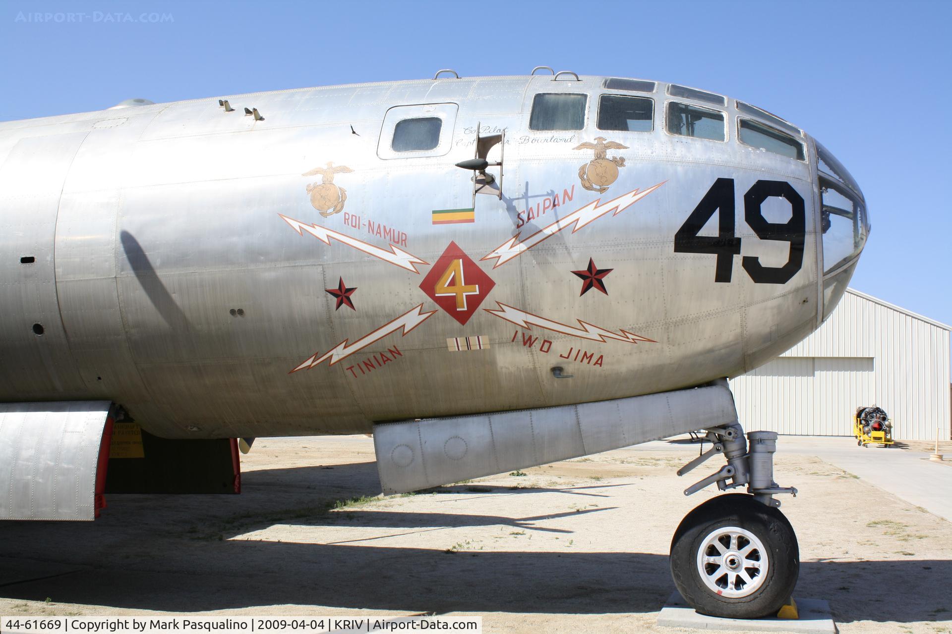 44-61669, 1944 Boeing B-29A Superfortress C/N 11146, Boeing B-29A