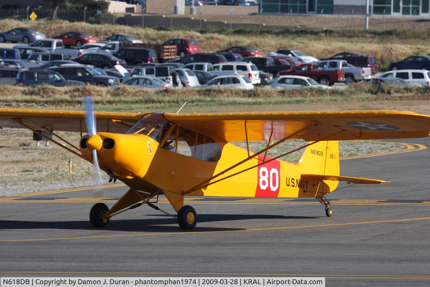 N618DB, Wag-Aero Sport Trainer C/N 4807, Taken at the 2009 Riverside Airshow