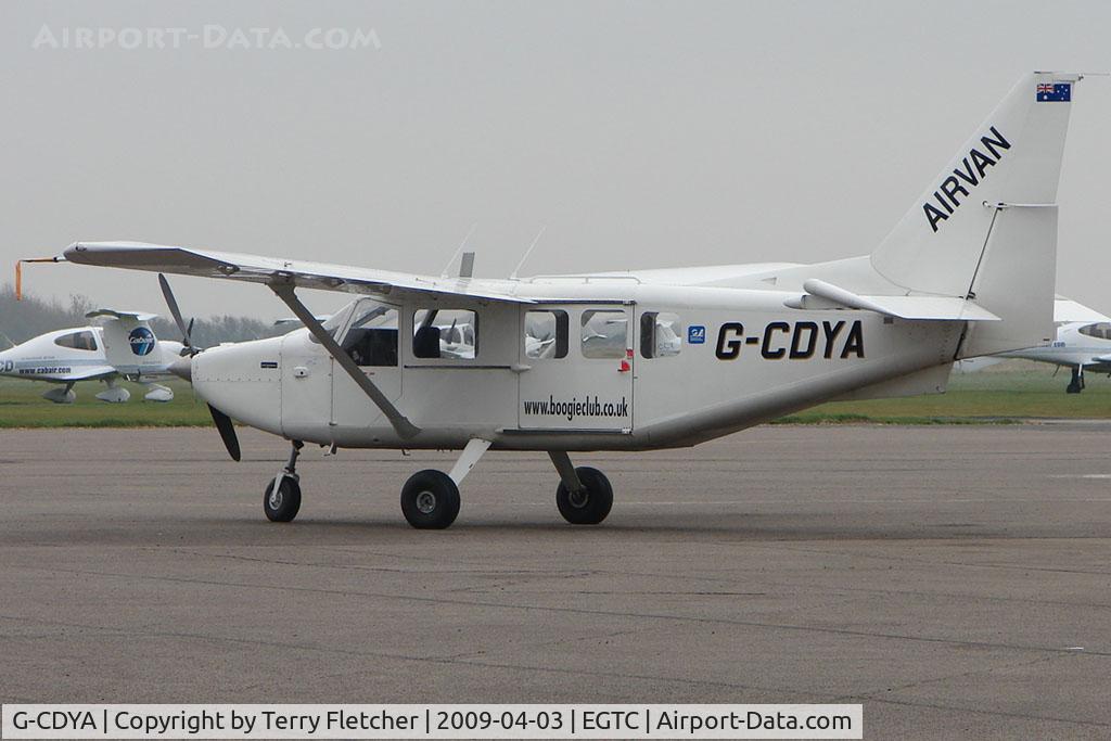 G-CDYA, 2006 Gippsland GA-8 Airvan C/N GA8-05-090, Gippsland GA8 Airvan at Cranfield