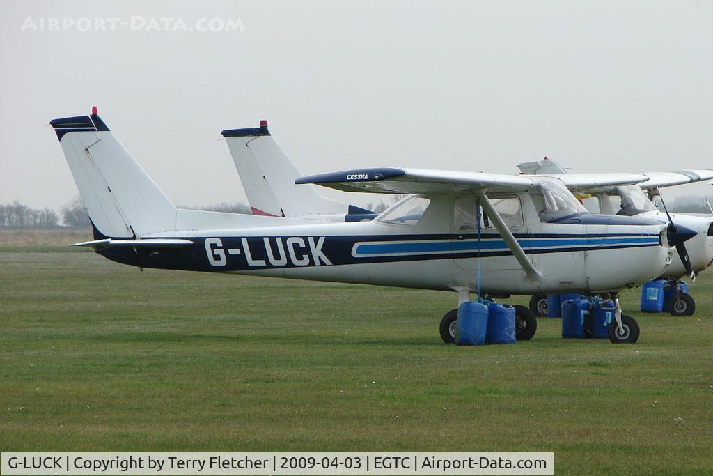 G-LUCK, 1975 Reims F150M C/N 1238, Cessna F150M at Cranfield