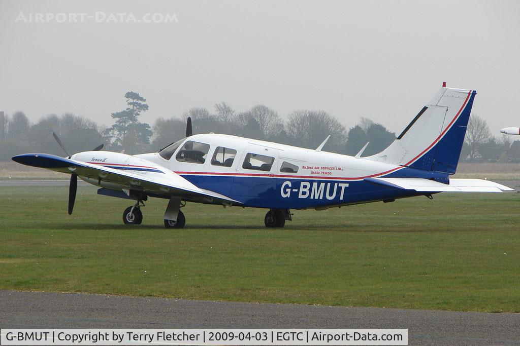 G-BMUT, 1975 Piper PA-34-200T Seneca II C/N 34-7570320, Piper PA-34-200T at Cranfield