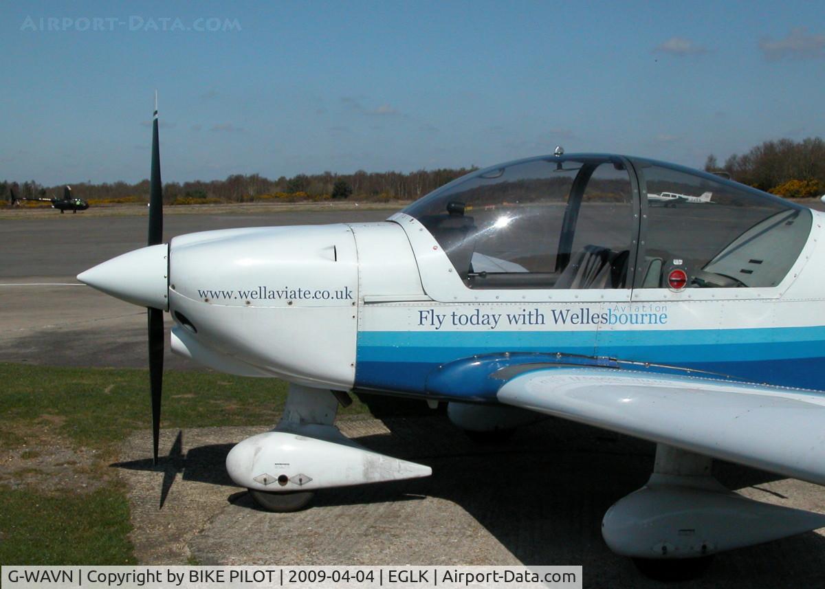 G-WAVN, 2000 Robin HR-200-120B C/N 344, REPLACEMENT LOWER COWLING ON THIS ROBIN