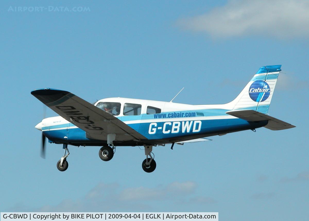 G-CBWD, 2002 Piper PA-28-161 Cherokee Warrior III C/N 2842160, FINALS FOR RWY 25