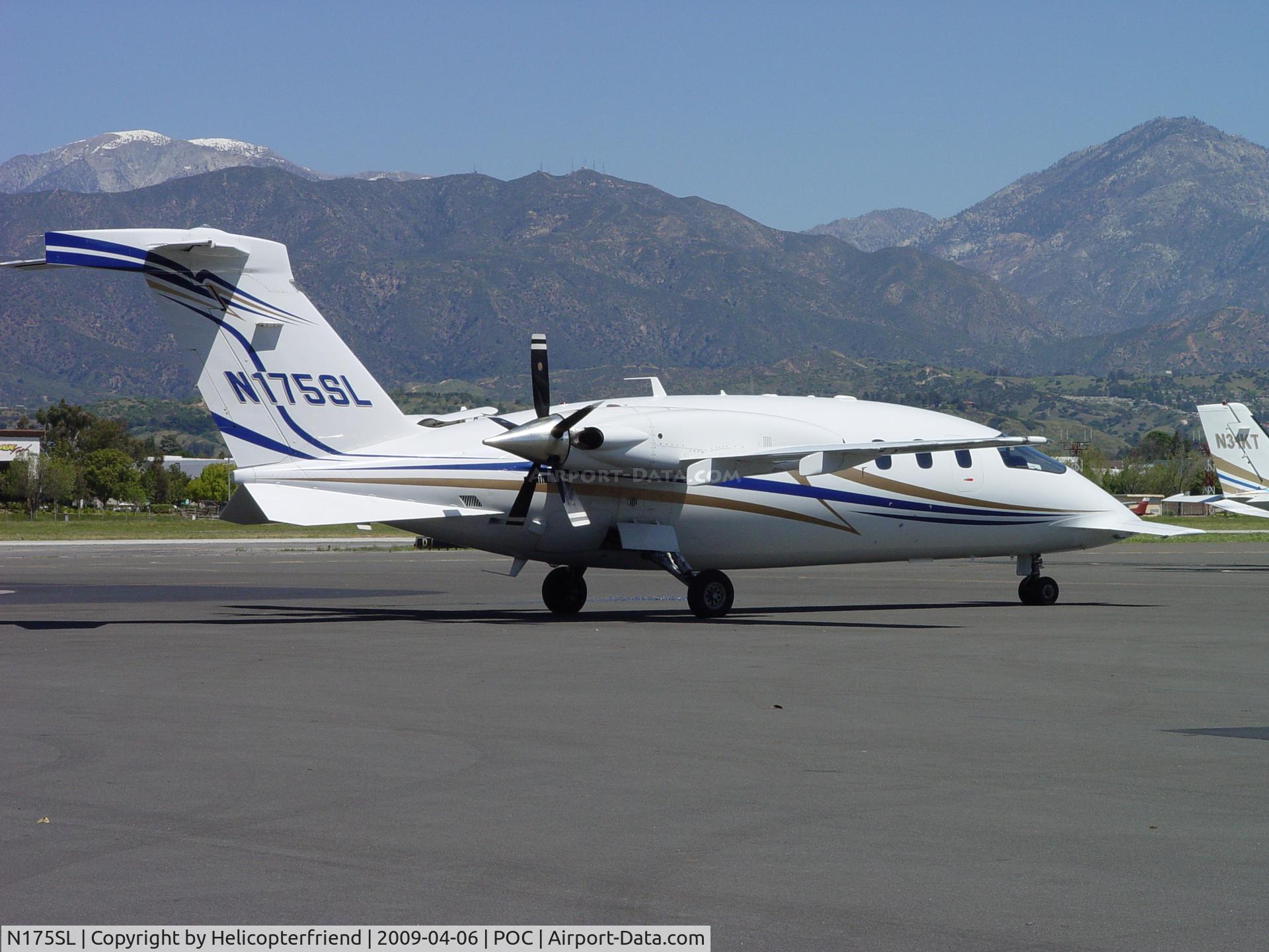 N175SL, 2007 Piaggio P-180 C/N 1147, Getting ready to depart transient parking for 8R