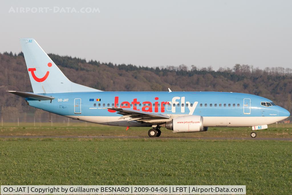 OO-JAT, 1990 Boeing 737-5K5 C/N 24927, Easter charter season si beginning.