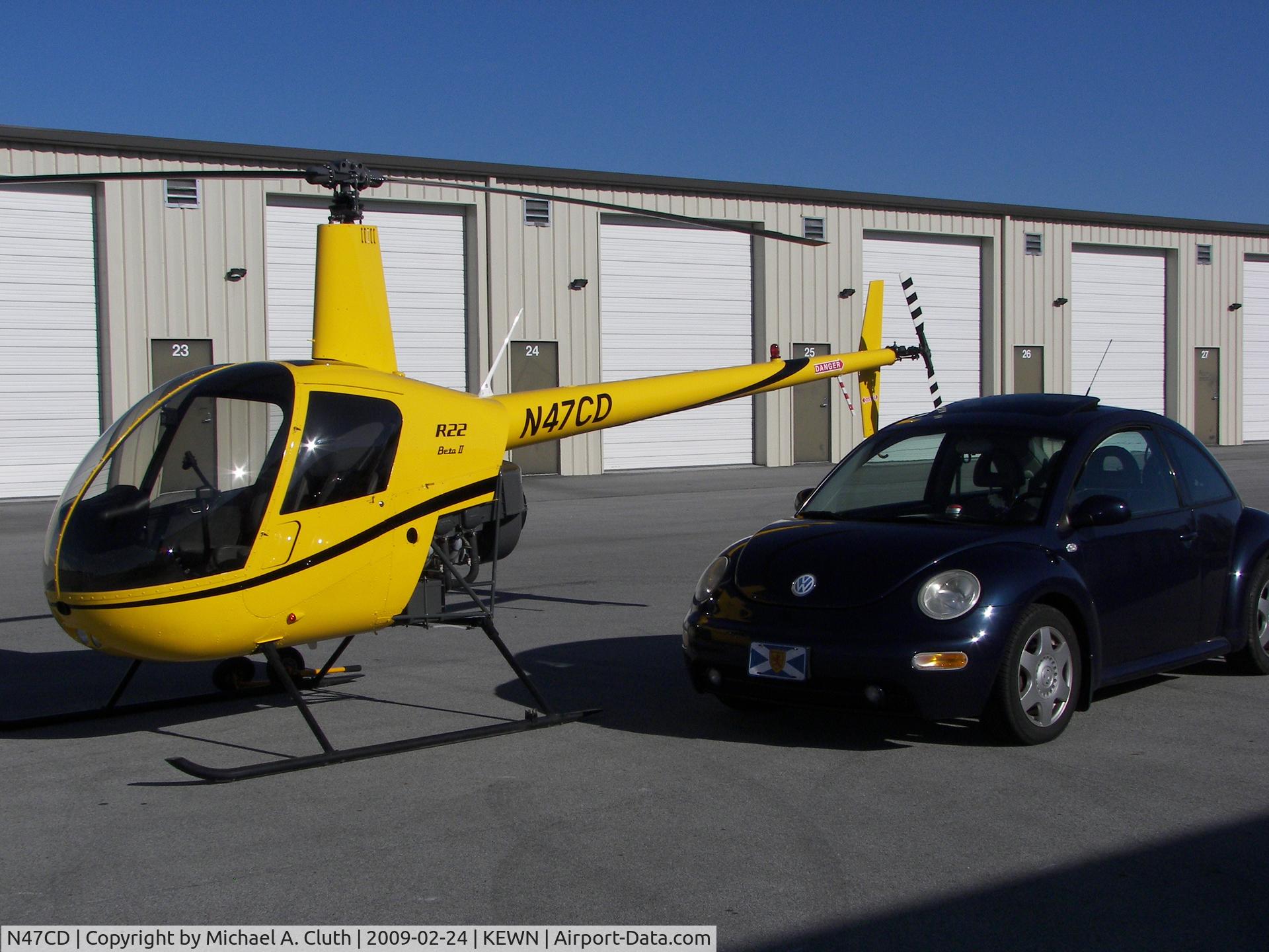N47CD, 2008 Robinson R22 BETA C/N 4350, Colonial Capital Helicopters, New Bern, NC
