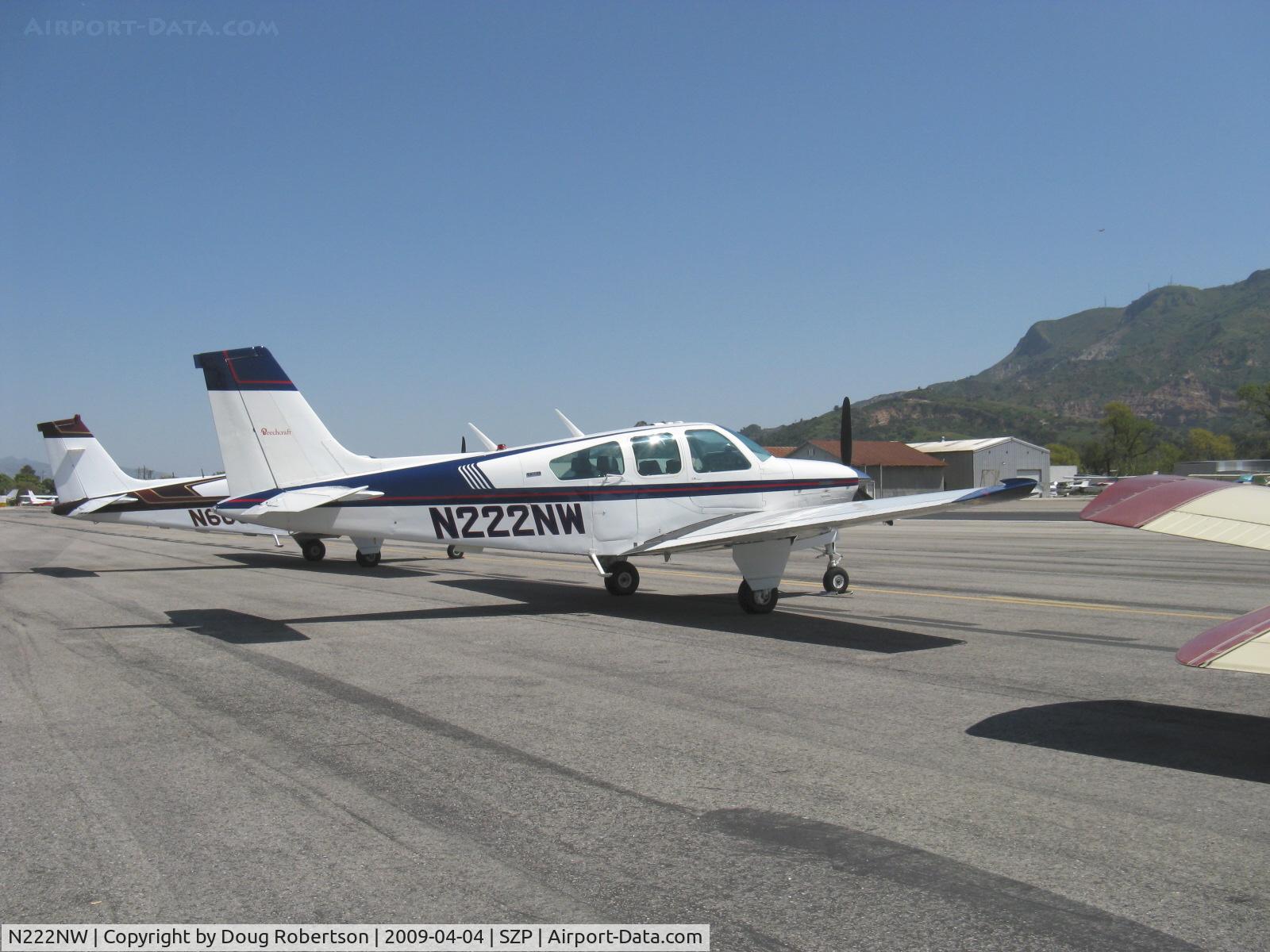 N222NW, 1975 Beech F33A Bonanza C/N CE-573, 1975 Beech F33A BONANZA, Continental IO-520-B 285 Hp