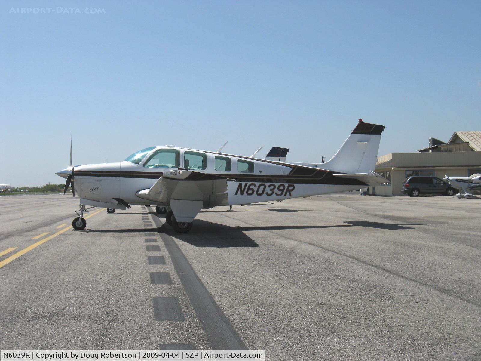 N6039R, 1979 Beech A36 Bonanza 36 C/N E-1489, 1979 Beech A36 BONANZA, Continental IO-520 285 Hp