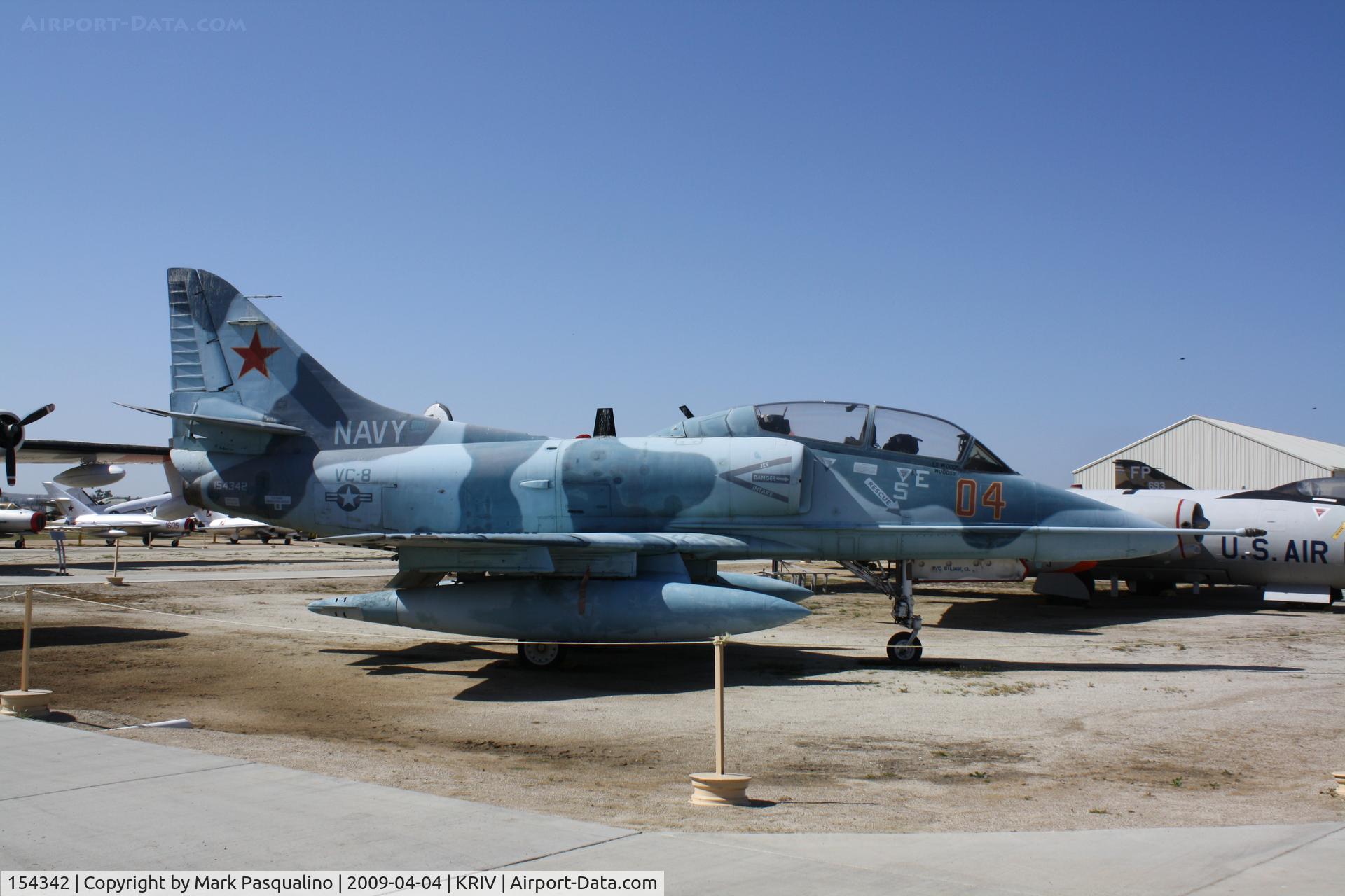 154342, Douglas TA-4F Skyhawk C/N 13730, Douglas TA-4F