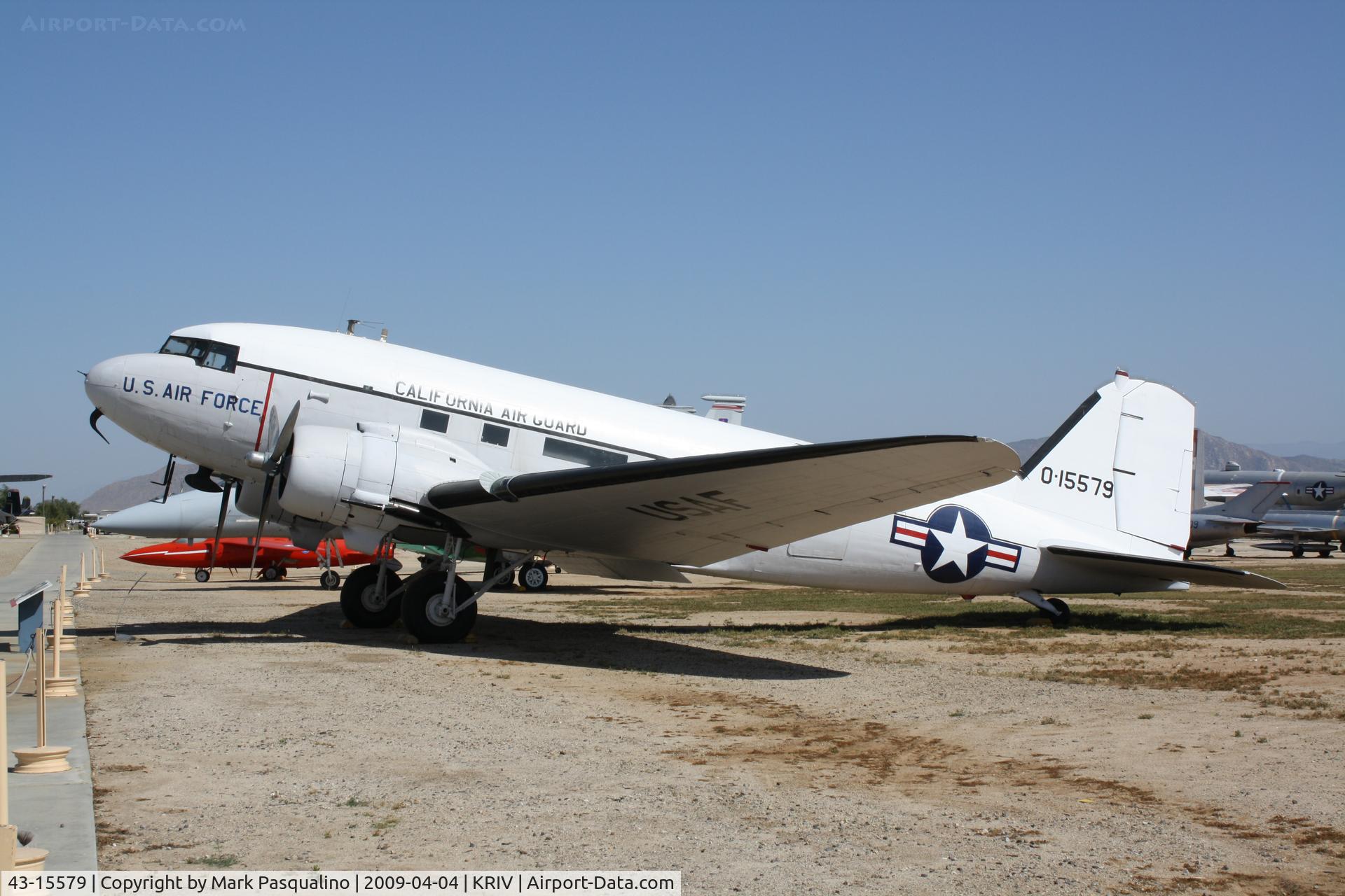 43-15579, 1943 Douglas VC-47A Skytrain C/N 20045, Douglas VC-47A