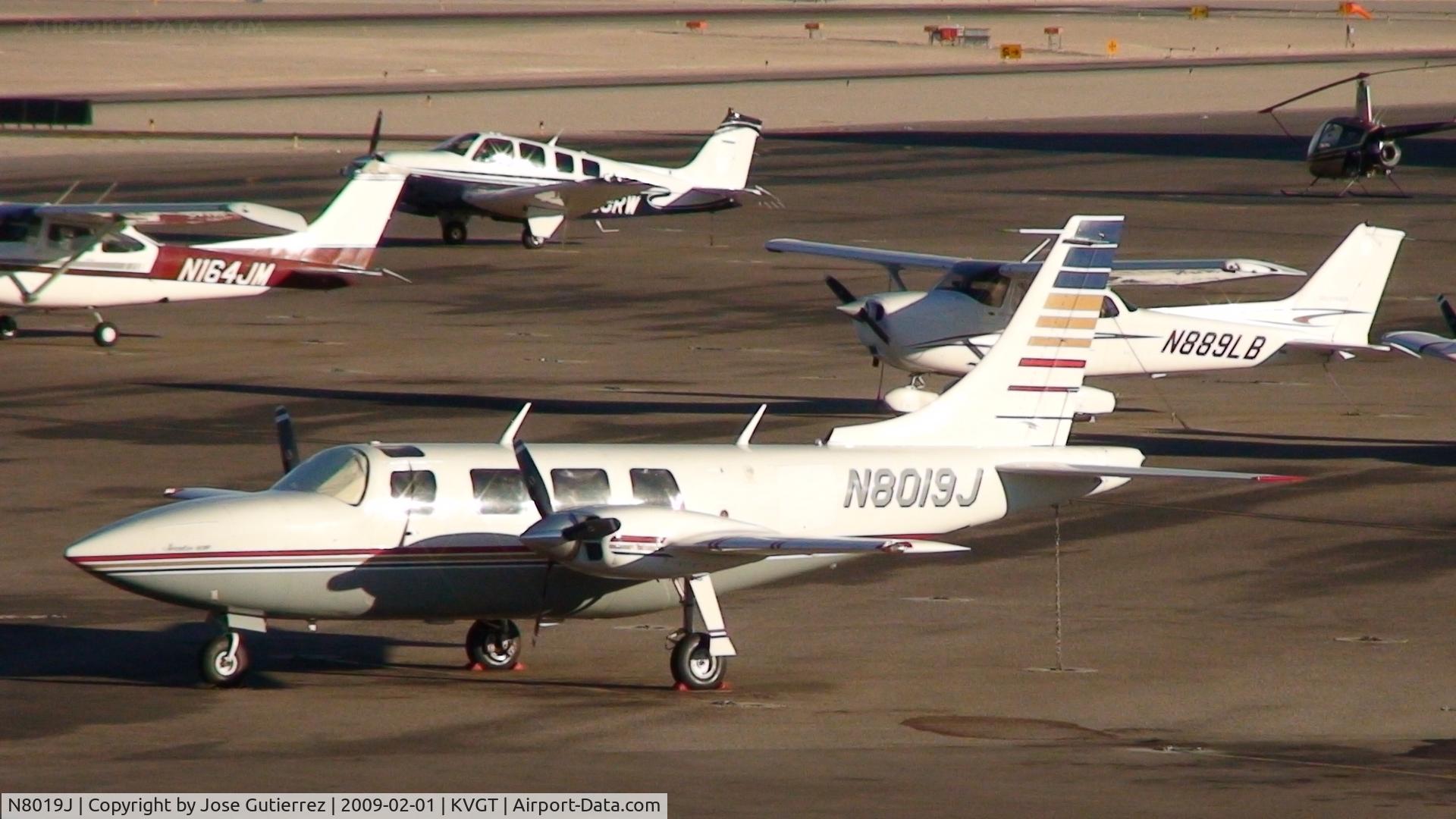 N8019J, 1978 Smith Aerostar 601P C/N 61P-0485-197, 1978 Smith Aerostar on the ramp at VGT.