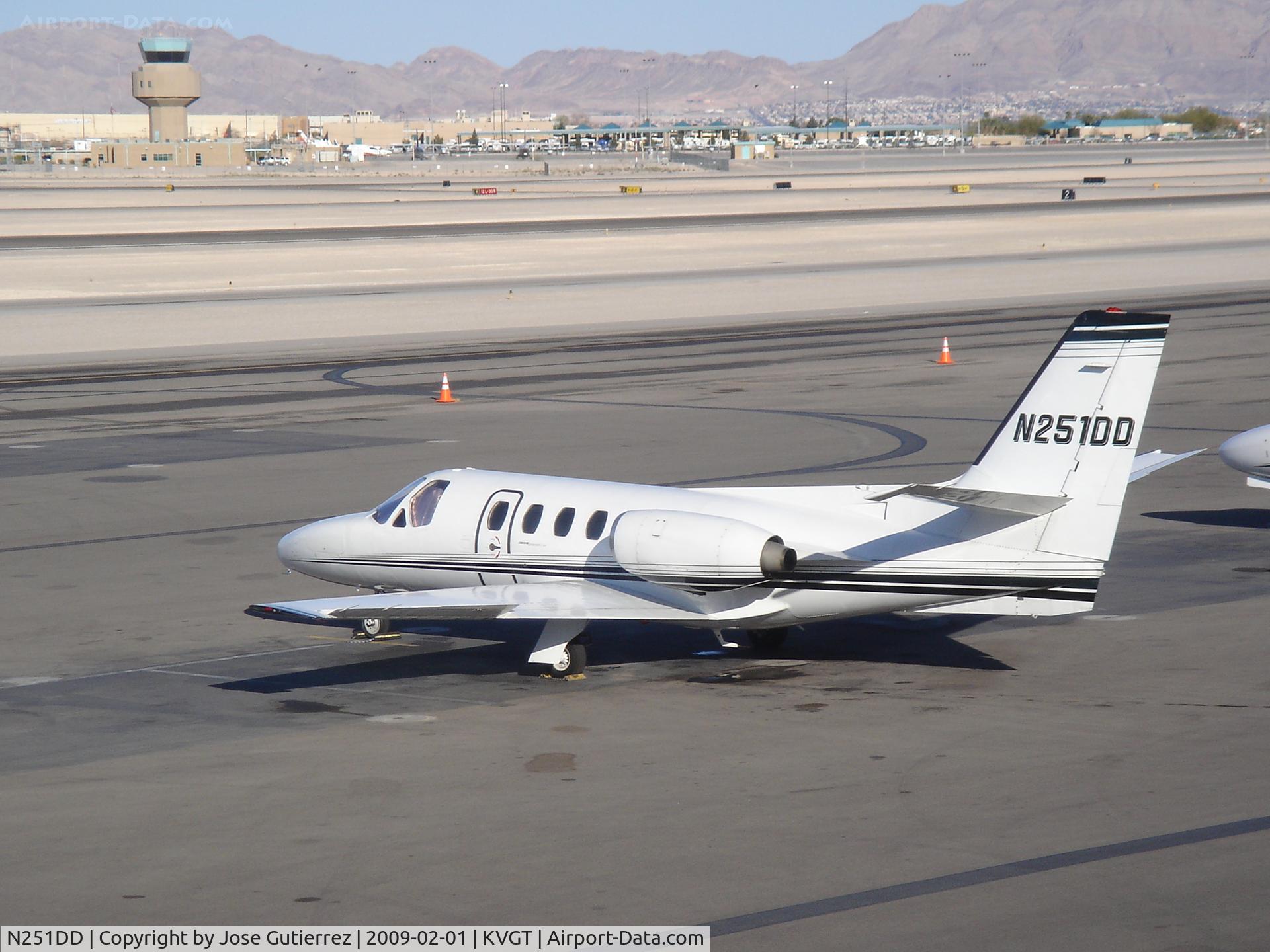 N251DD, 1973 Cessna 500 C/N 500-0088, Yet another Cessna dominating the VGT ramp.