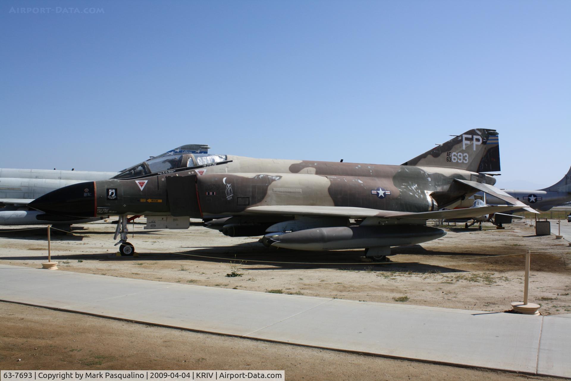 63-7693, 1963 McDonnell F-4C Phantom II C/N 828, McDonnell Douglas F-4C