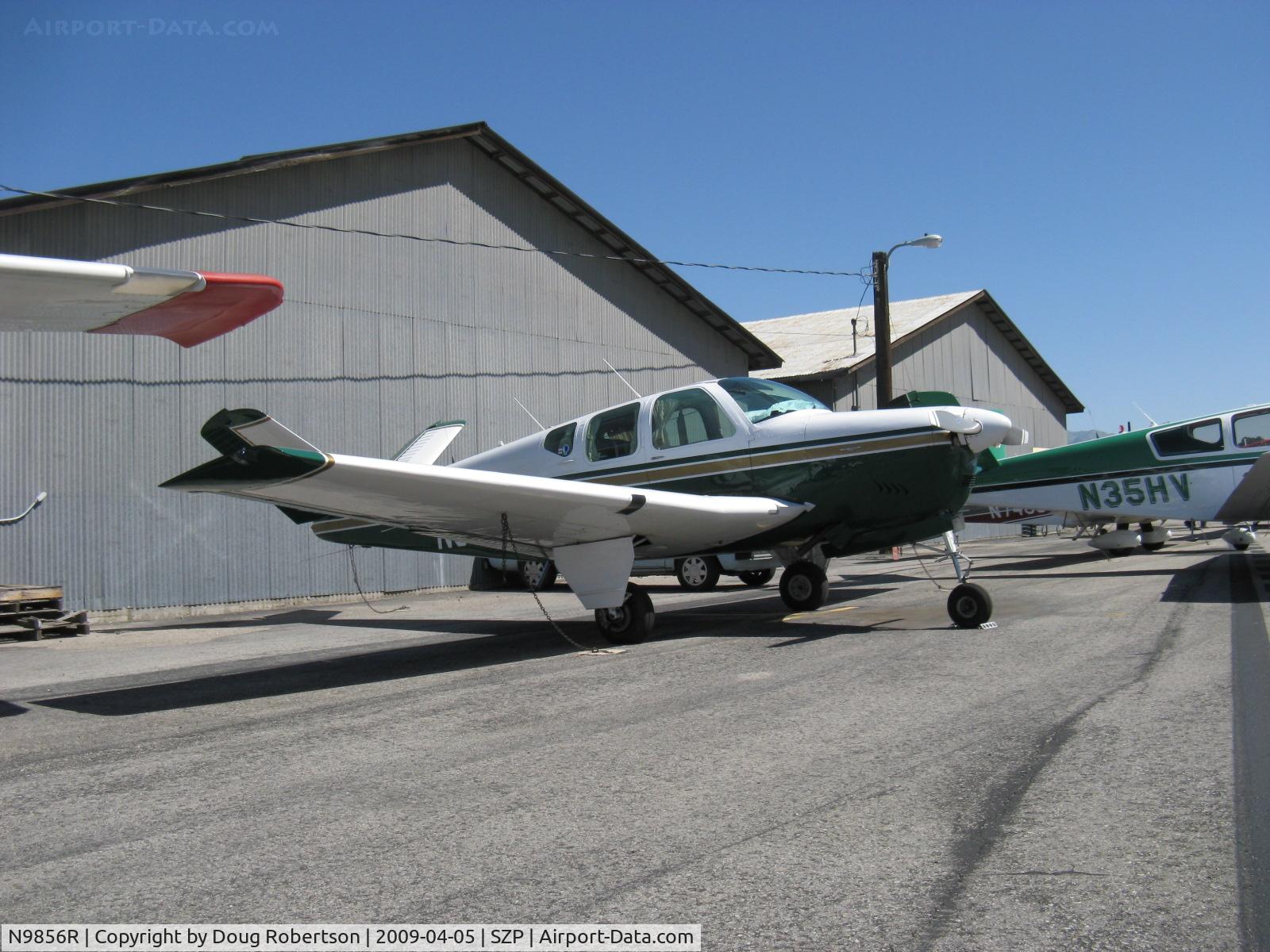 N9856R, 1960 Beech M35 Bonanza C/N D-6398, 1960 Beech M35 BONANZA, Continental IO-470-C 250 Hp