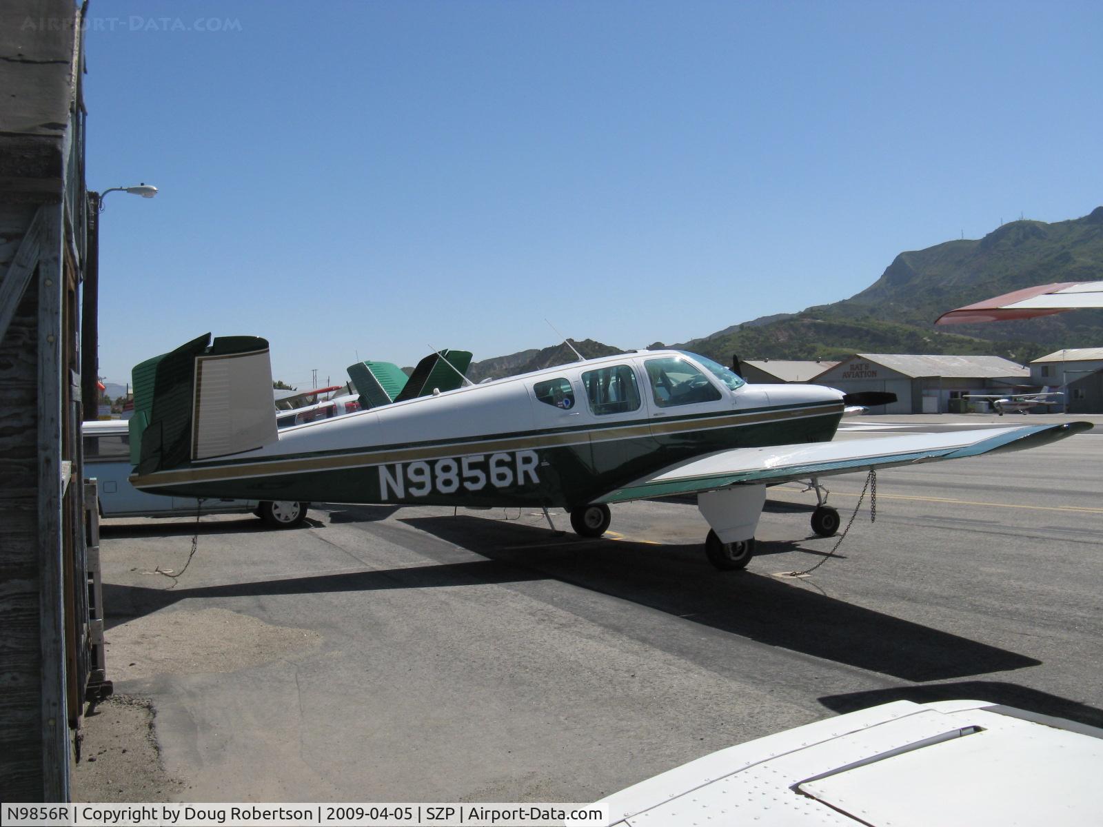 N9856R, 1960 Beech M35 Bonanza C/N D-6398, 1960 Beech M35 BONANZA, Continental IO-470-C 250 Hp