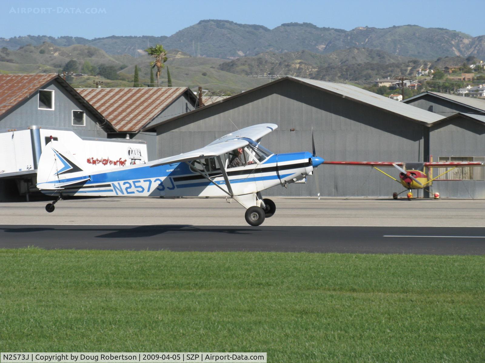N2573J, 1979 Piper PA-18-150 Super Cub C/N 18-7909132, 1979 Piper PA-18-150 SUPER CUB, Lycoming O-320 150 Hp, landing Rwy 04