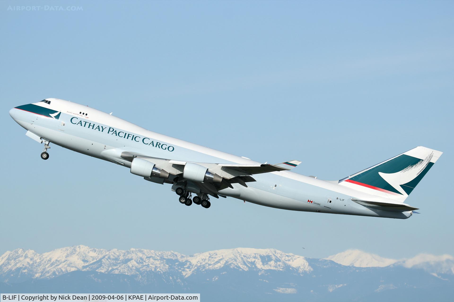 B-LIF, 2009 Boeing 747-467ERF C/N 36871, KPAE