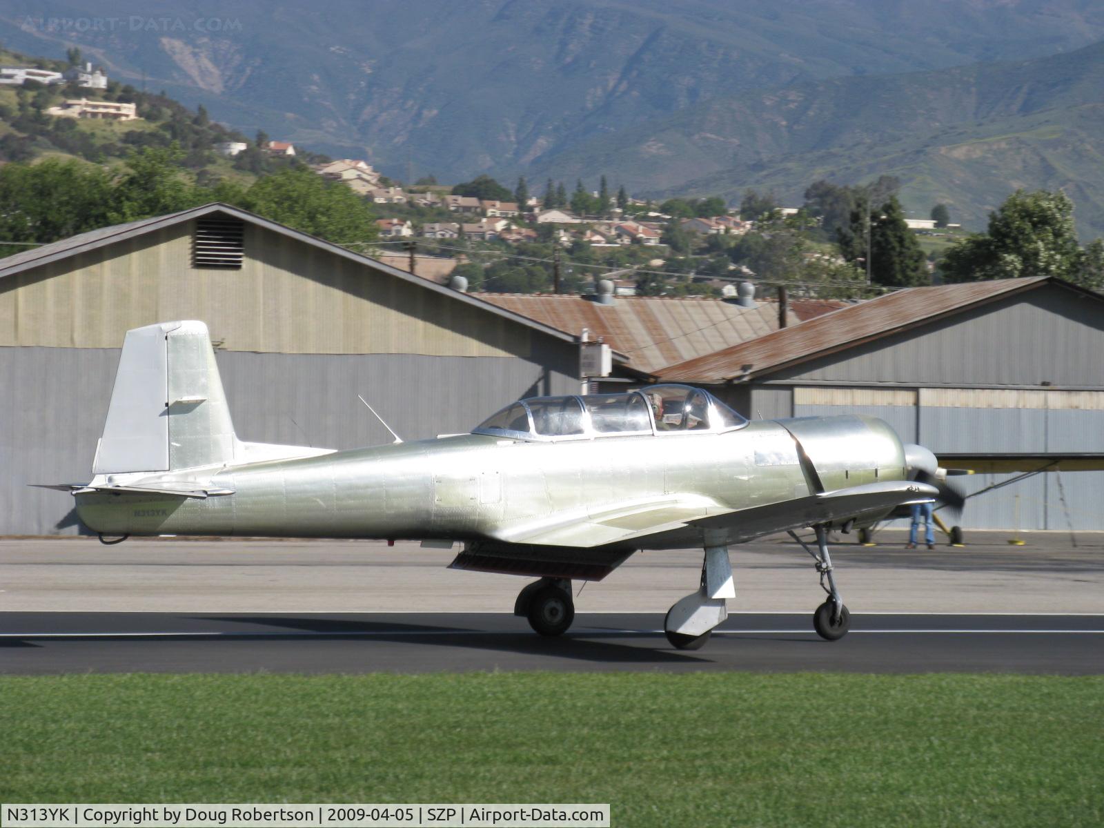 N313YK, 1964 Nanchang CJ-6A C/N 1032013, 1964 Nanchang China CJ-6A Vedeneev (Ivchenko) M-14P 9 cylinder radial 360 Hp upgrade, bare alodine finish, landing Rwy 04