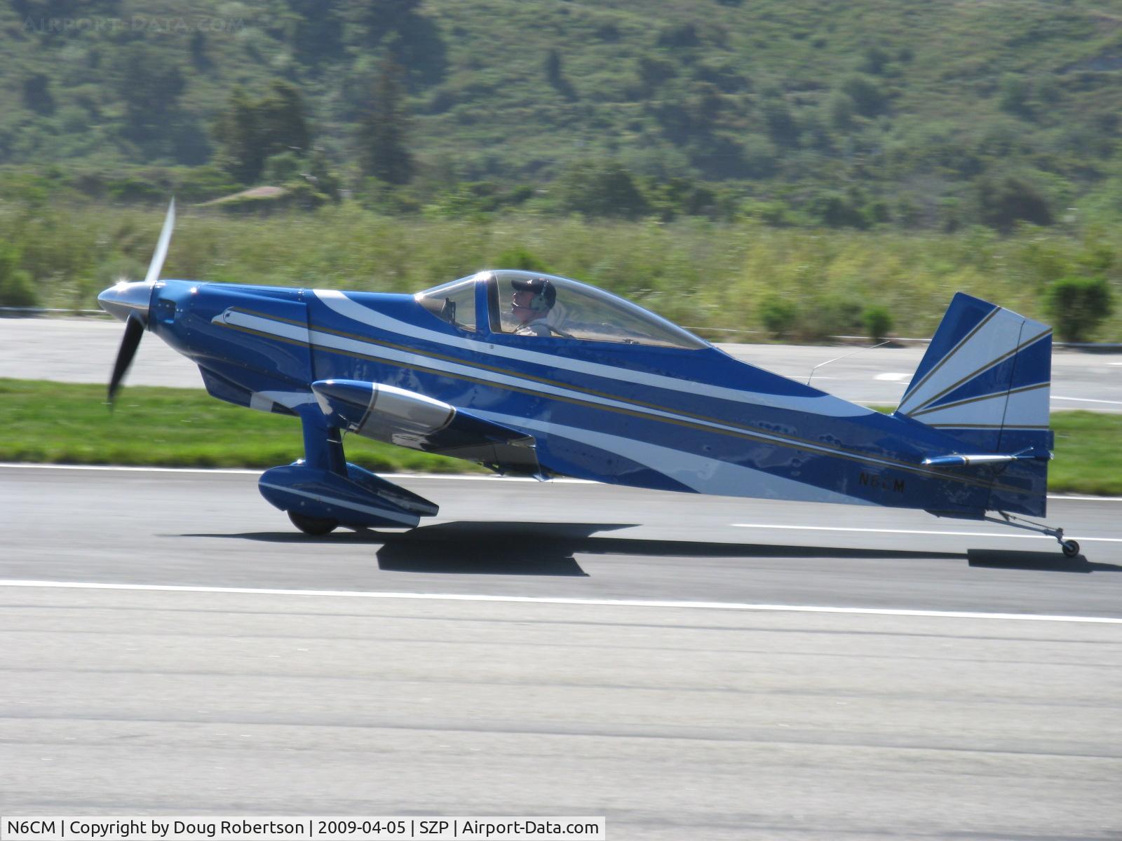 N6CM, 1978 Thorp T-18 Tiger C/N 712, 1978 Matthews THORP T-18 TIGER, Lycoming O-290, landing roll Rwy 04