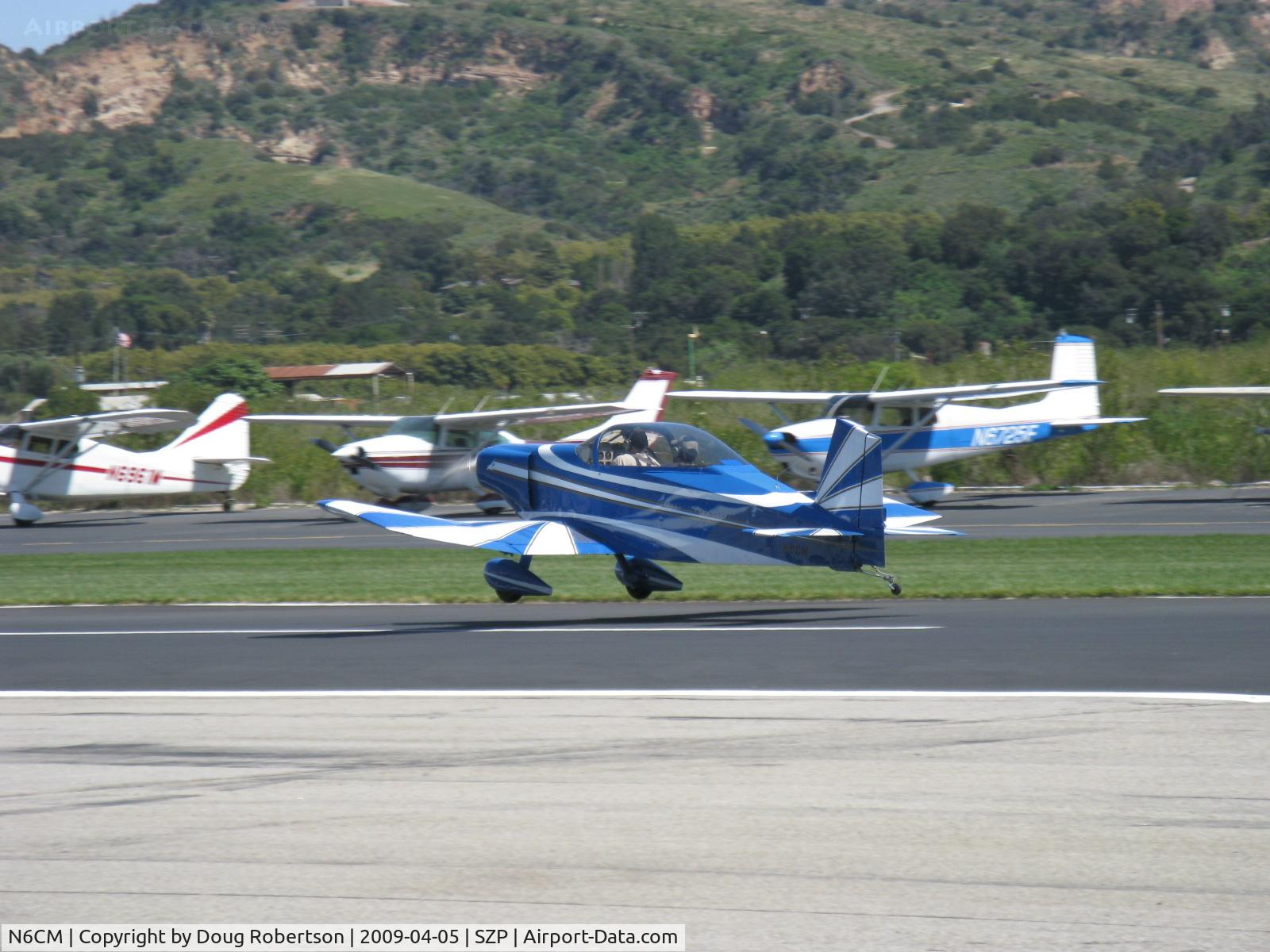 N6CM, 1978 Thorp T-18 Tiger C/N 712, 1978 Matthews THORP T-18 TIGER, Lycoming O-290, liftoff Rwy 04