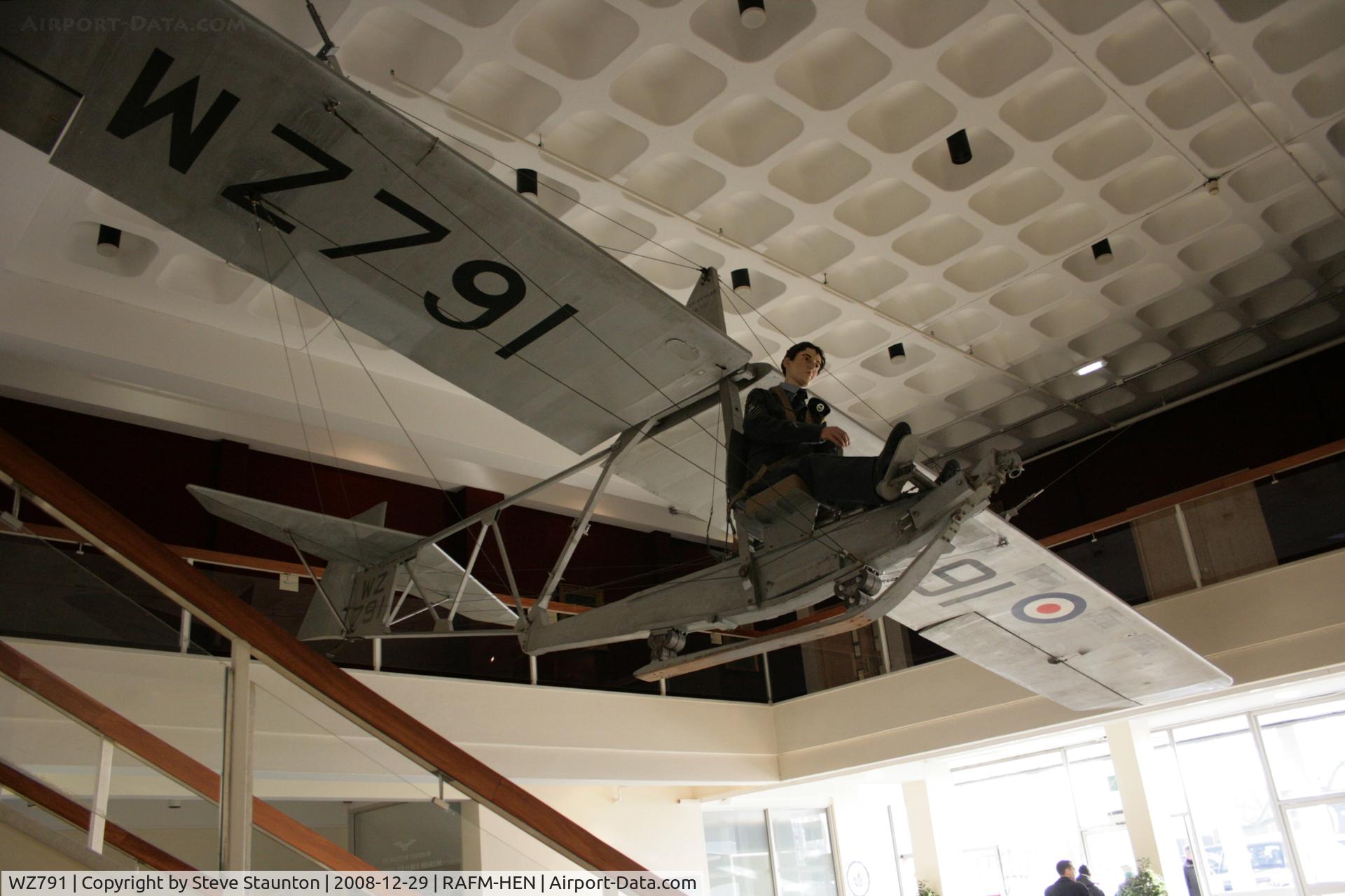 WZ791, 1952 Slingsby T-38 Grasshopper TX.1 C/N 787, Taken at the RAF Museum, Hendon. December 2008