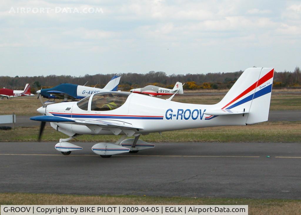 G-ROOV, 1999 Europa XS Tri-Gear C/N PFA 247-13214, TAXYING OUT FOR DEPARTURE BACK TO BIGGIN HILL EGKB
