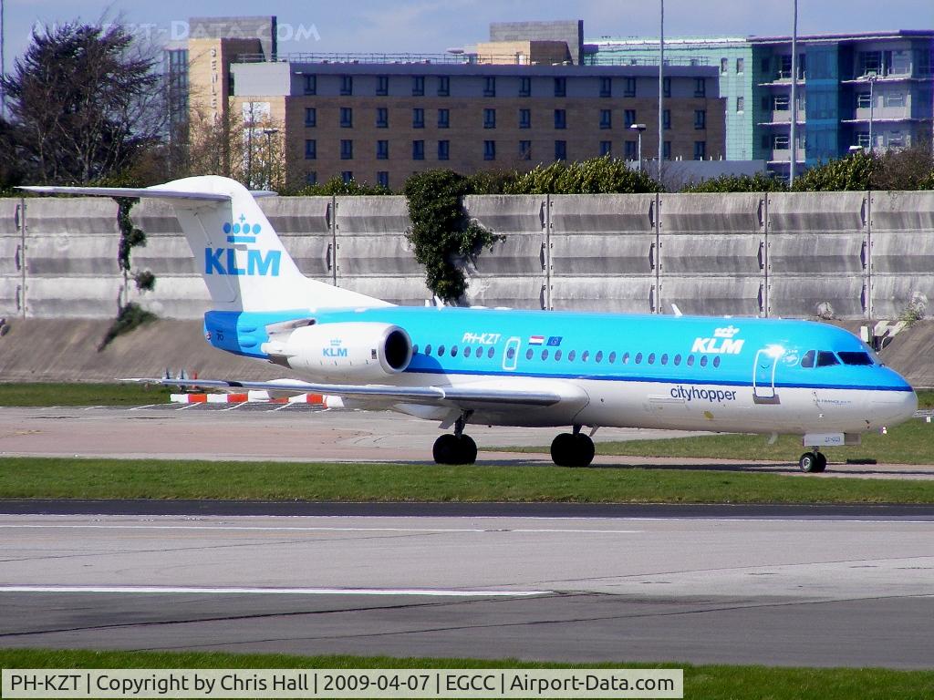 PH-KZT, 1995 Fokker 70 (F-28-0070) C/N 11541, KLM Cityhopper