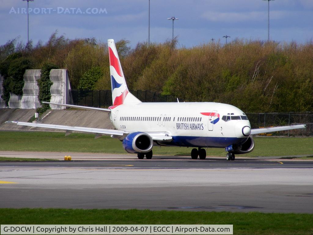 G-DOCW, 1992 Boeing 737-436 C/N 25856, British Airways
