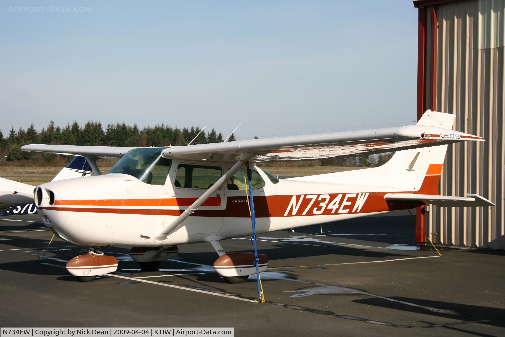 N734EW, Cessna 172N C/N 17268806, KTIW