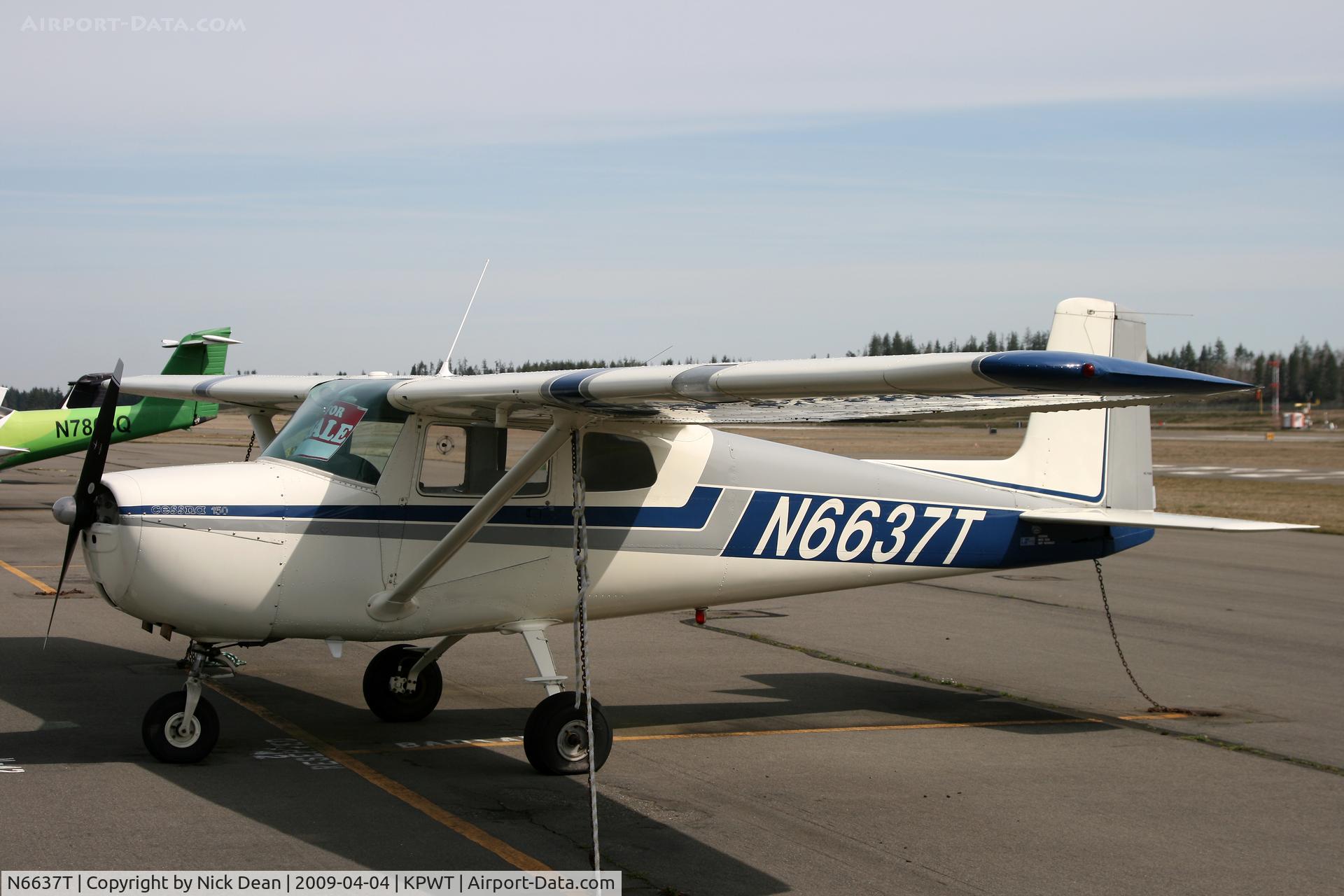 N6637T, Cessna 150A C/N 15059037, KPWT
