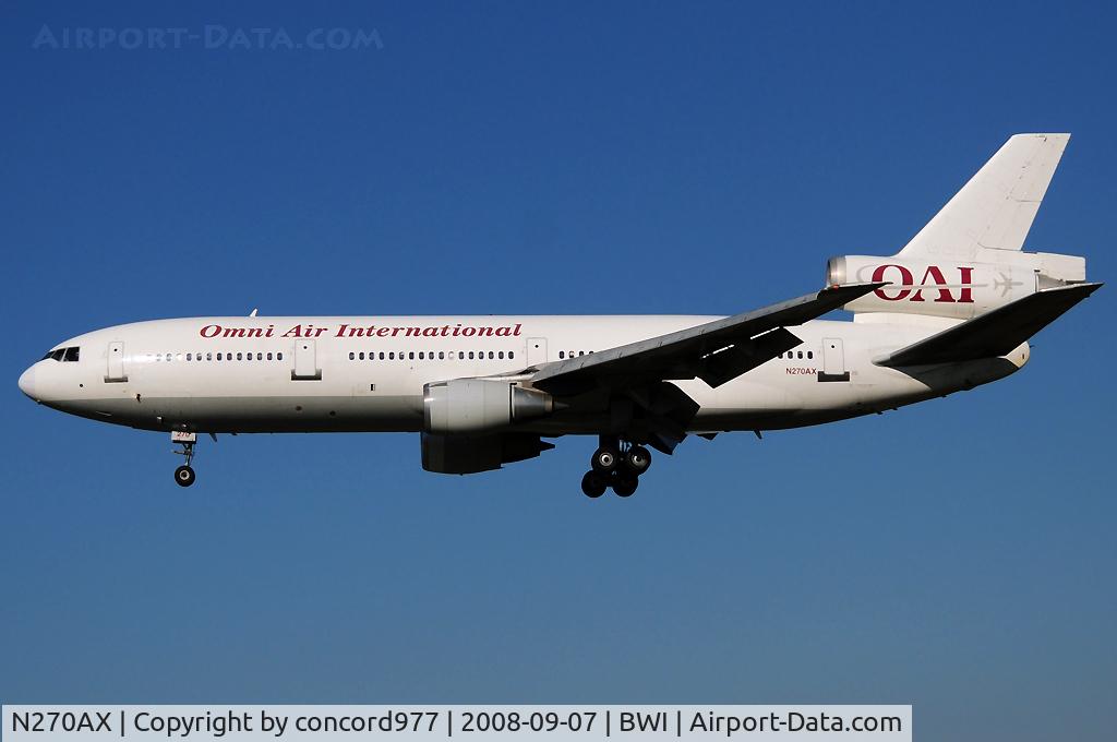 N270AX, 1988 McDonnell Douglas DC-10-30 C/N 48318, A special and frequent visitor to BWI