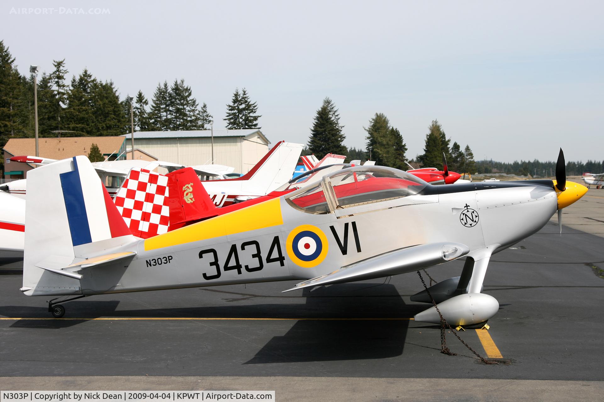 N303P, Vans RV-7 C/N 70885, KPWT