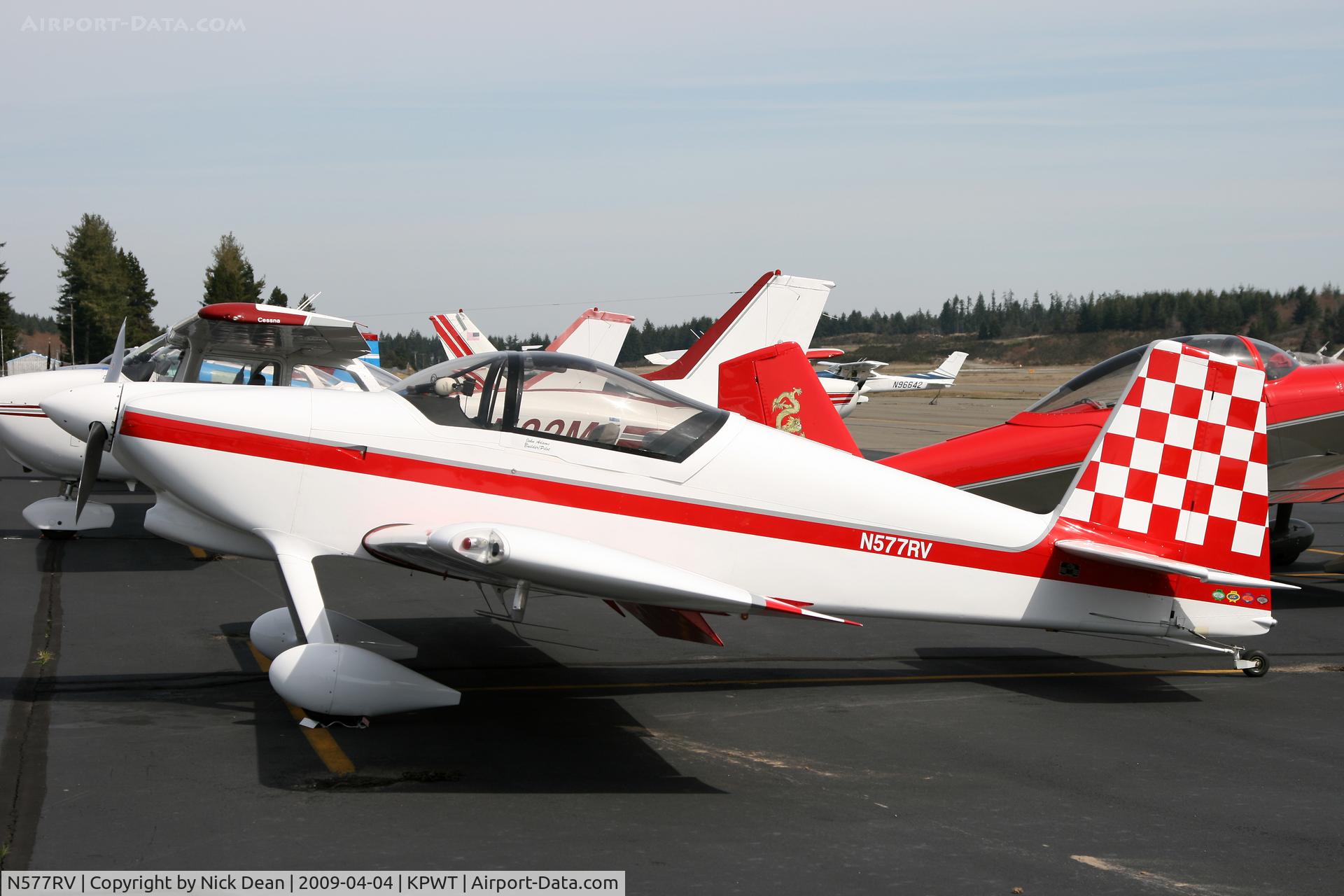 N577RV, 2004 Vans RV-7 C/N 70267, KPWT