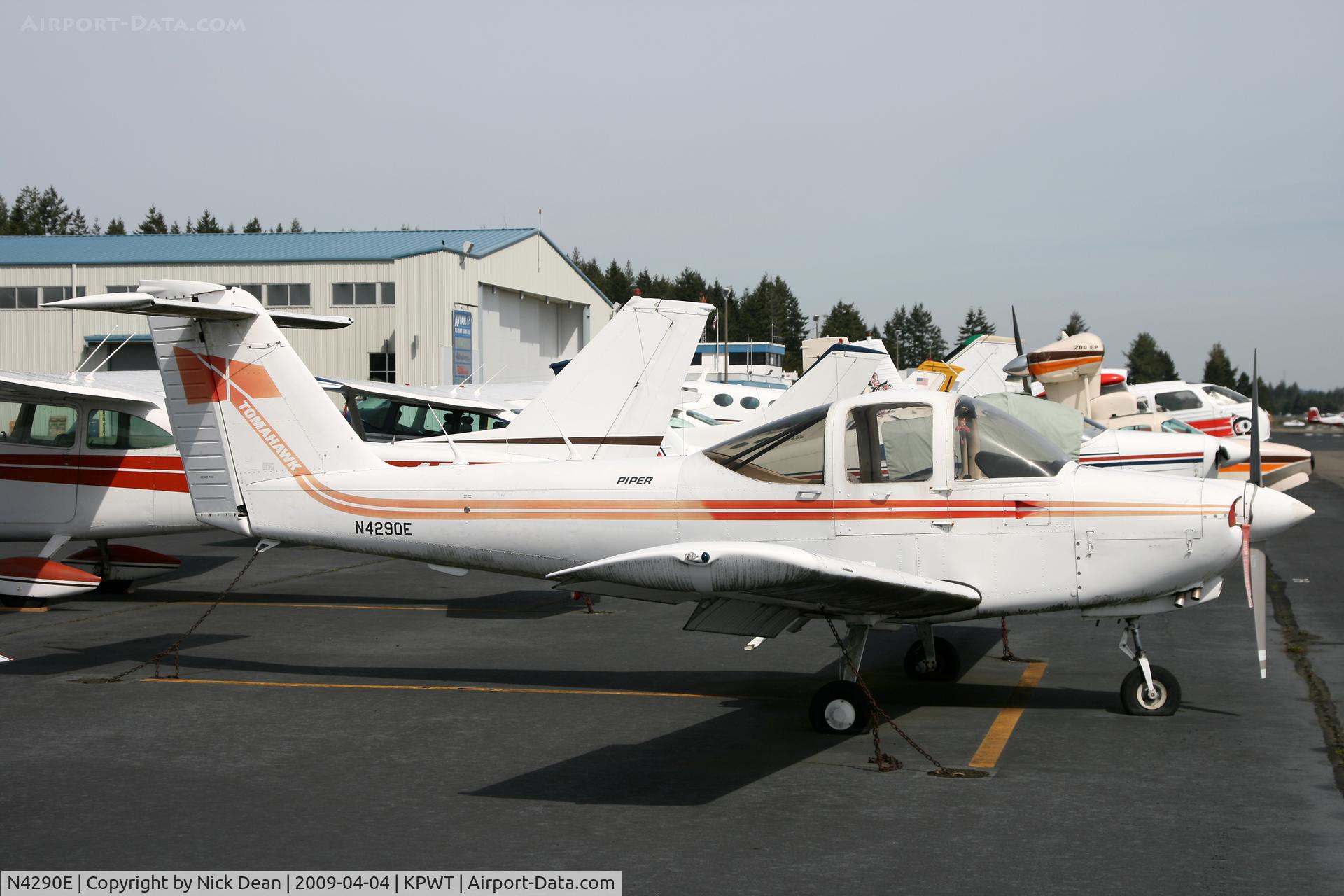 N4290E, 1978 Piper PA-38-112 Tomahawk C/N 38-78A0532, KPWT