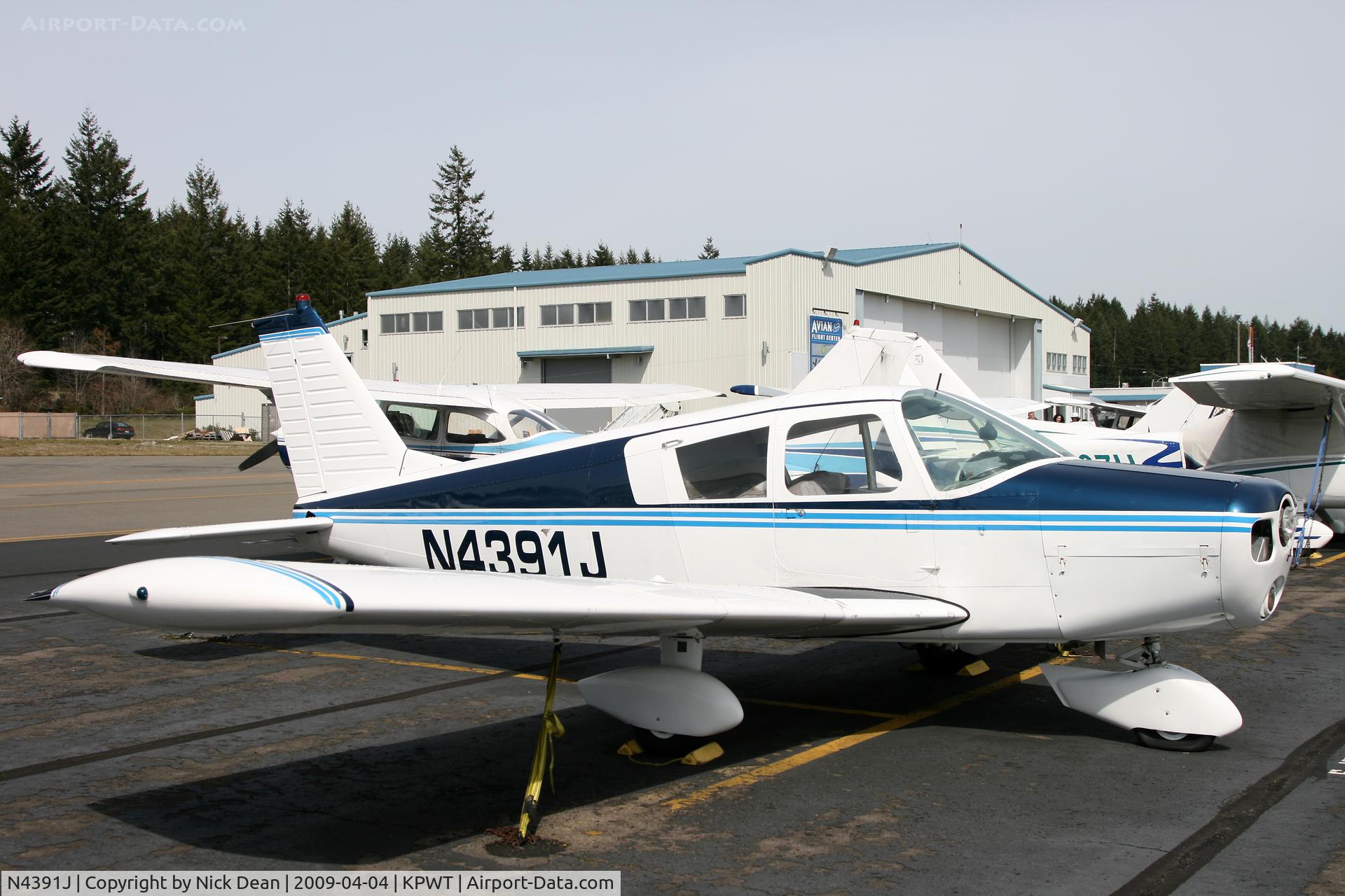 N4391J, 1967 Piper PA-28-140 C/N 28-22781, KPWT