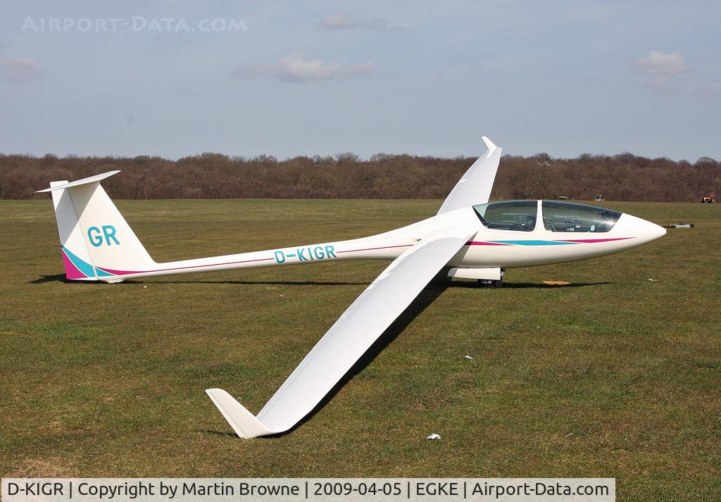 D-KIGR, 1988 Schleicher ASH-25E C/N 25035, Now UK based