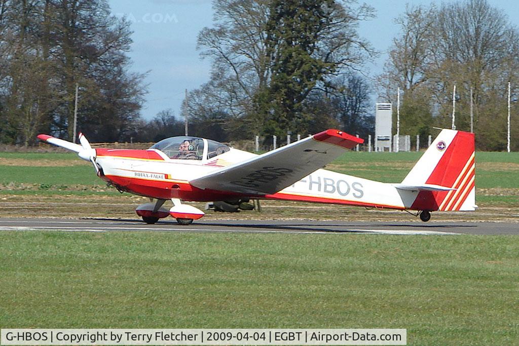 G-HBOS, 1994 Scheibe SF-25C Falke C/N 44574, Gilder from Husbands Bosworth landing at Turweston