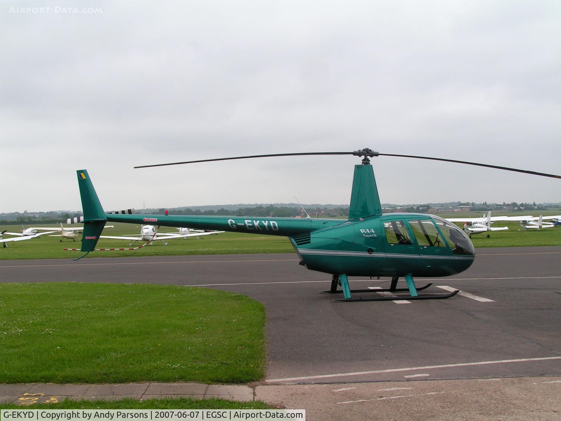 G-EKYD, 2003 Robinson R44 Raven II C/N 10081, At Cambridge