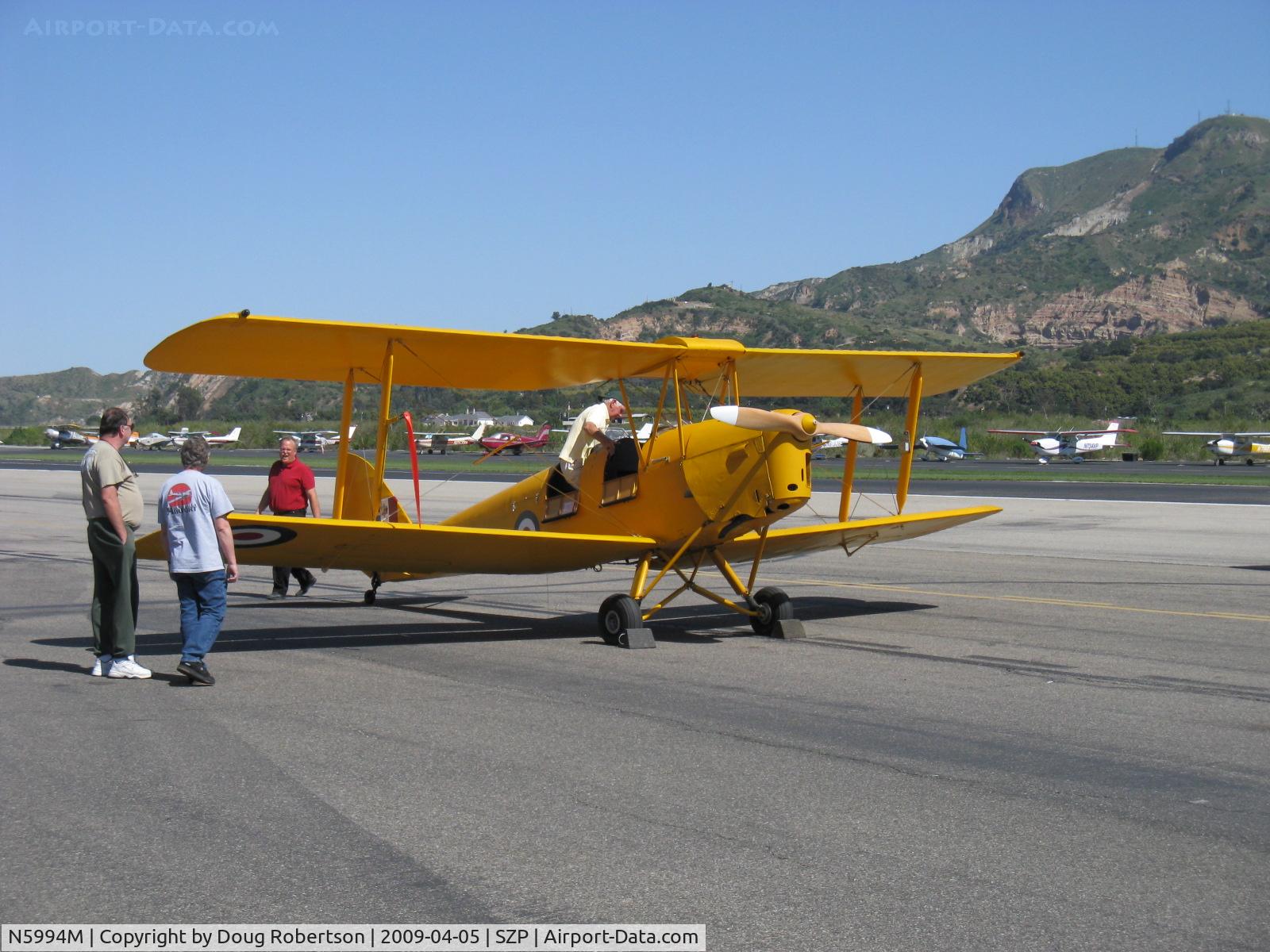 N5994M, 1942 De Havilland Canada DH-82C Tiger Moth C/N DHC1297, 1942 DeHavilland DH 82C TIGER MOTH, DH Gipsy Major 1C 142 Hp