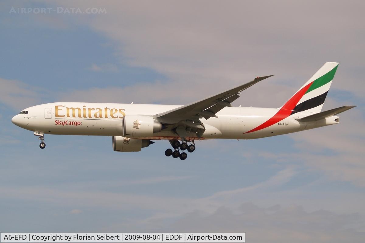 A6-EFD, 2009 Boeing 777-F1H C/N 35606, Emirates SkyCargo Boeing 777-F1H