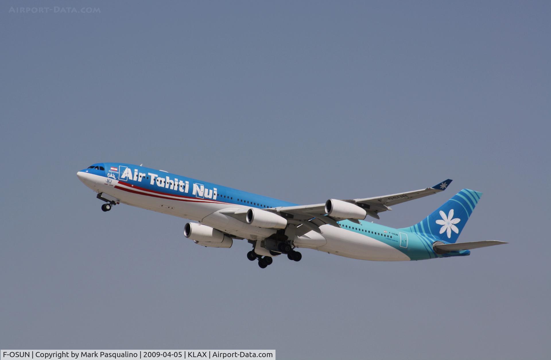 F-OSUN, 2001 Airbus A340-313 C/N 446, Airbus A340-300