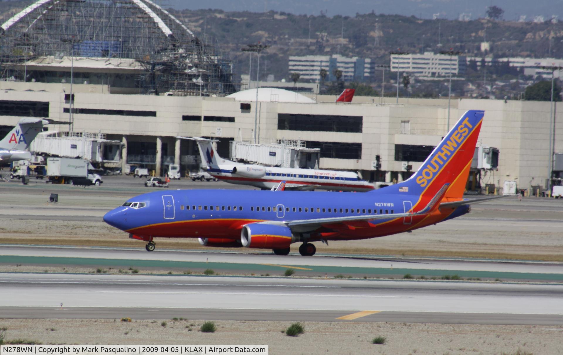 N278WN, 2007 Boeing 737-7H4 C/N 36441, Boeing 737-700