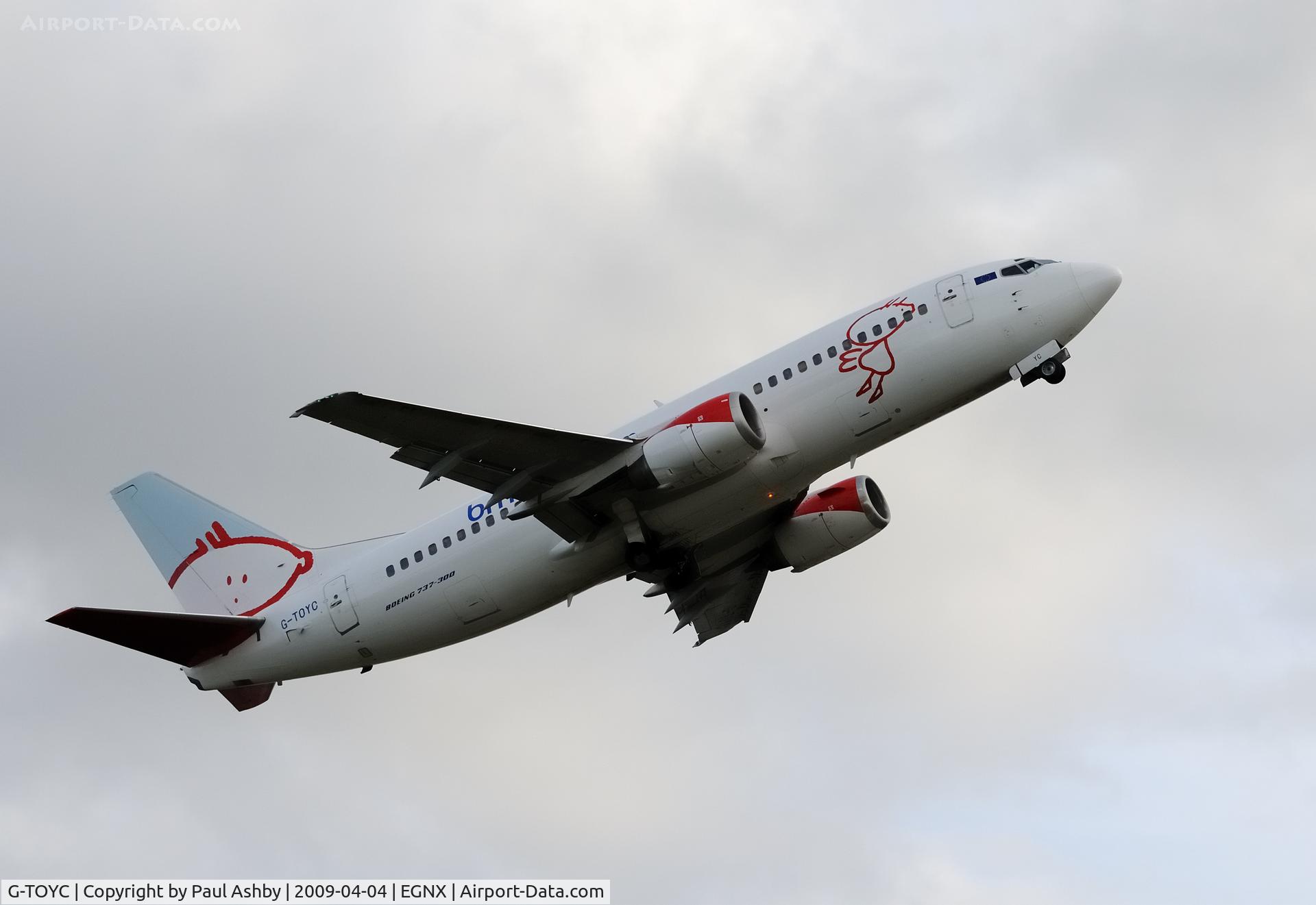 G-TOYC, 1995 Boeing 737-3Q8 C/N 26312, BOEING 737