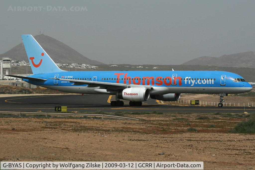 G-BYAS, 1994 Boeing 757-204 C/N 27238, visitor