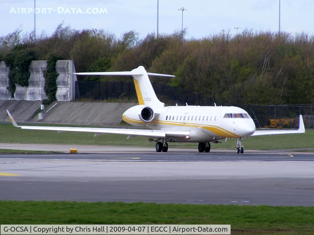 G-OCSA, 2007 Bombardier BD-700-1A11 Global 5000 C/N 9241, GLOBAL TRANS HOLDINGS