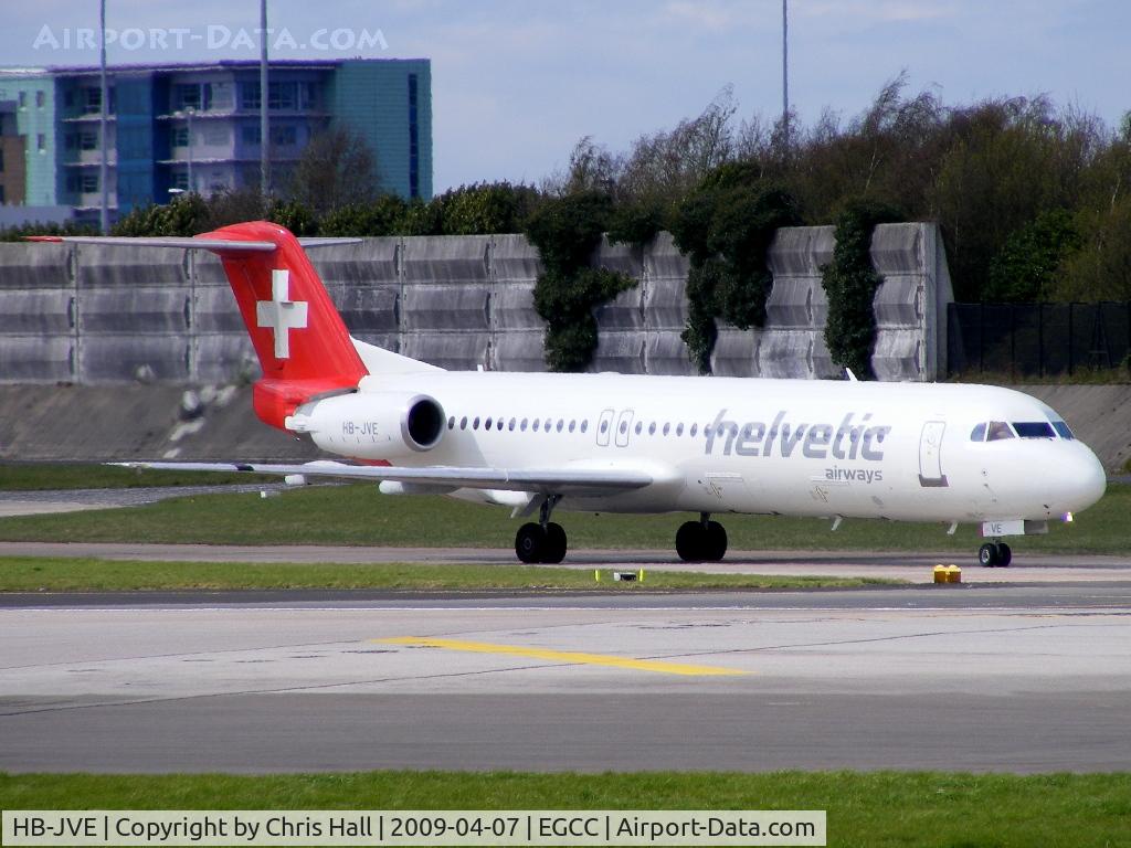 HB-JVE, 1993 Fokker 100 (F-28-0100) C/N 11459, Helvetic Airways