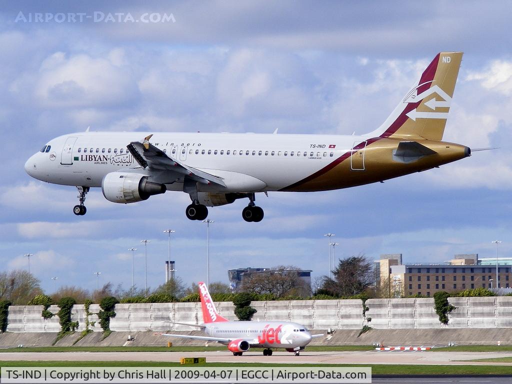 TS-IND, 1992 Airbus A320-212 C/N 348, Libyan Airlines